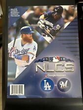 2018 NLCS Milwaukee Brewers vs Los Angeles Dodgers Program picture