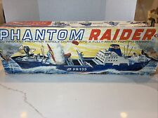 Rare Vintage Ideal Toy Corp 1964 Phantom Raider Expandable War Ship w/box READ picture