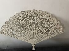 Vtg 1970s BURWOOD Large & Small Wall Fans Regency Style Decor 43 X 27,  21 X 13 picture