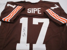 Brian Sipe of the Cleveland Browns signed autographed football jersey PAAS COA 0 picture