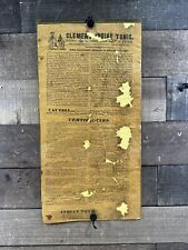 Antique Late 1800’s “Clemens Indian Tonic” Newspaper Advertisement   picture
