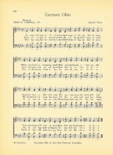 OHIO STATE UNIVERSITY Vintage Song Sheet c1941 