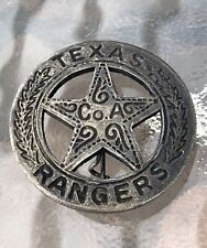 Texas Rangers Badge Collectors Metal Lapel Pin picture