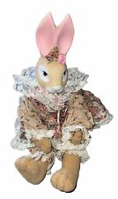Vintage Wendy Wabbit 1993 Bunny Rabbit House of Lloyd Porcelein Head Doll 16” picture