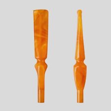 9mm Curved Stem Mouthpiece Amber Acrylic mouthpiece Replacement For Diy Tobacco picture