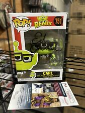 Ed asner signed Carl remix Disney funko pop with coa picture