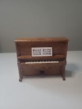 miniature Player Piano Music Box - Moving Foot Pedals.  picture