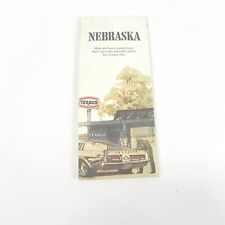  VINTAGE 1971 TEXACO OIL COMPANY TOURING TRAVEL MAP OF NEBRASKA 18