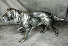 Antique J.B. Jennings Brothers Silver Plate Sculpture Irish Setter Dog 16