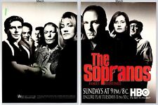 The Sopranos Family Redefined HBO Series Promo 2000, Full 2 Page Print Ad picture