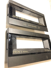 Technics RS-TR157 Double Cassette Deck  - PAIR ORIGINAL FRONT DOOR DOORS picture
