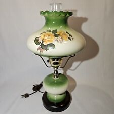 Vintage Parlor/Study Victorian Hand Painted GWTW Oil Lamp w/ Matching Shade picture