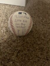 Bill Mazeroski AUTOGRAPHED Career Stats Ball (Multiple Inscriptions) picture