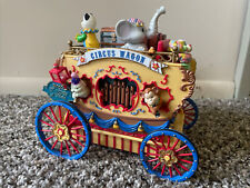 Enesco Workin' For Peanuts Lighted Action Musical Circus Wagon Vintage 1992 picture