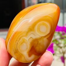 133g Large Natural Silk Banded Lace Sardonyx Agate Quartz Carnelian Crystal picture