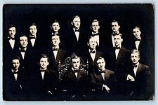 St. Louis Missouri MO Postcard RPPC Photo Orpheus Glee Club Members 1911 Antique picture
