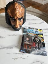 Star Trek TNG Action Figure Worf Metallic Signed By Michael Dorn picture