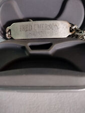 Original WW2 US Navy Sailor ID Bracelet Sterling Silver WWII Navy USN 36.3 Grams picture
