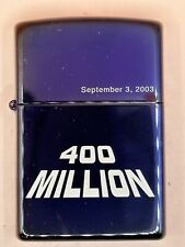 Vintage 2003 400 Million High Polish Purple Zippo Lighter NEW picture