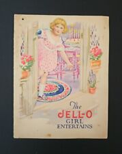 Antique 1915s The JELL-O Girl Entertains Recipe Story Book Art By Rose O'Neill picture