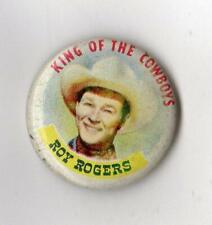 1950's ROY ROGERS KING OF THE COWBOYS*VINTAGE PINBACK BUTTON picture