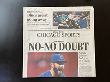 2016 Chicago Tribune Jake Arrieta Throws No Hitter Newspaper Cubs vs Reds picture