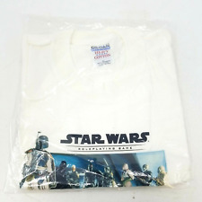 WOTC Star Wars Roleplaying Game Vintage T-Shirt Boba Fett Bounty Hunter 2000 New picture