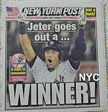 Derek Jeter Last Game At Yankee Stadium New York Post September 26 2014 picture