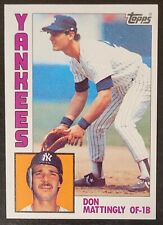 1984 TOPPS. BASEBALL DON MATTINGLY NEW YORK YANKEES # 8 - ROOKIE picture