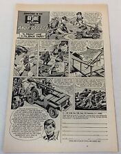 1966 GI JOE ad page ~ Andy & George Front Line In The Back Yard ~ 5-Star Jeep picture
