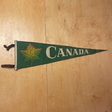 Vintage 1950s Canada Travel 8x25 Felt Pennant Flag picture