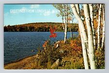 Longville MN-Minnesota, General Greetings, Northland Lake c1965 Vintage Postcard picture