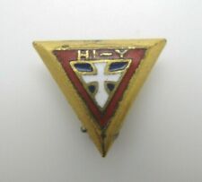 Vintage HI-Y Boys Club YMCA Triangle Lapel Pin (A42) picture