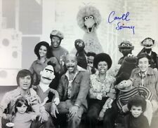 1970s Carroll Spinney and Sesame Street Cast Signed LE 16x20 B&W Photo (JSA) picture
