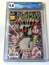 Amazing Spider-Man #v2 #25 CGC 9.8 Marvel Comic 2001 Green Goblin Speckle Foil picture