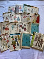 LOT Vintage Sewing Patterns Sizes Simplicity Advance McCalls Precut Preowned (D) picture
