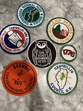girl scout patches Vintage 1970s Lot Of 6 picture