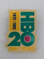 Vintage 1972-1992 Promotion HBO 20 Simply The Best Pin picture