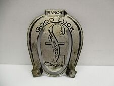 Vintage Laffargue Pianos Advertising Bookmark Good Luck New York USA Music picture