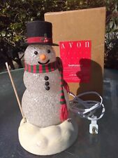 Vintage Christmas Avon Chilly Samantha Snowman Lady In Original Box picture