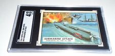 1962 Topps Civil War News #59 Submarine Attack (CSS Hunley) SGC 4 VG EX picture