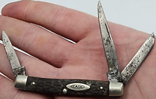 Vintage 1970s Case XX 3 Blade Folding Knife picture