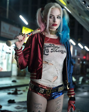 Margot Robbie as Harley Quinn in an 8