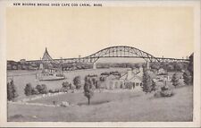 Postcard New Bourne Bridge Over Cape Cod Canal MA  picture