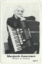 Cordovox Accordion, Vintage Flyer, Music and Magic, Marjorie Lawrence from Leeds picture