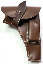 WWII GERMAN POLISH FB VIS 35 9MM PISTOL HOLSTER -BROWN LEATHER picture