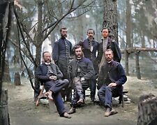 1864 Surgeons of 4th Division CIVIL WAR ERA Colorized Photo   (204-y) picture