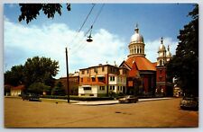 St Stanislaus Church Winona Minnesota MN Carimona & Fourth St Vintage Postcard picture
