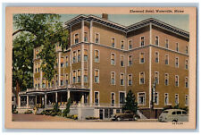 c1940's Entrance to Elmwood Hotel Waterville Maine ME Vintage Unposted Postcard picture