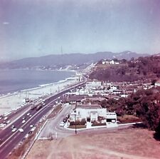 Original 1957 35mm Slide Pacific Palisades CA Los Angeles Street Beach picture